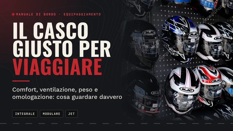 Come scegliere il casco giusto per i lunghi viaggi